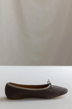 Ballerina - Volcano Suede Greige Sacardon