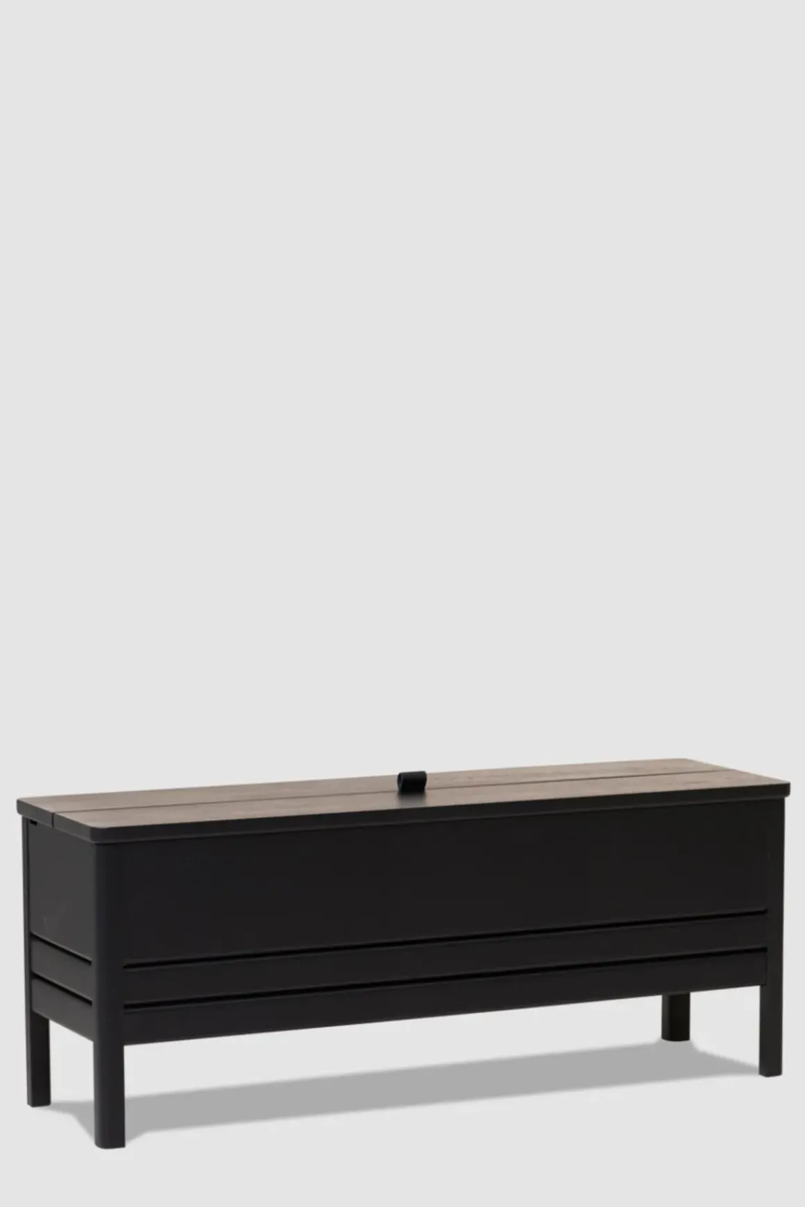 Benk - A Line Storage Bench 111 Sort Eik