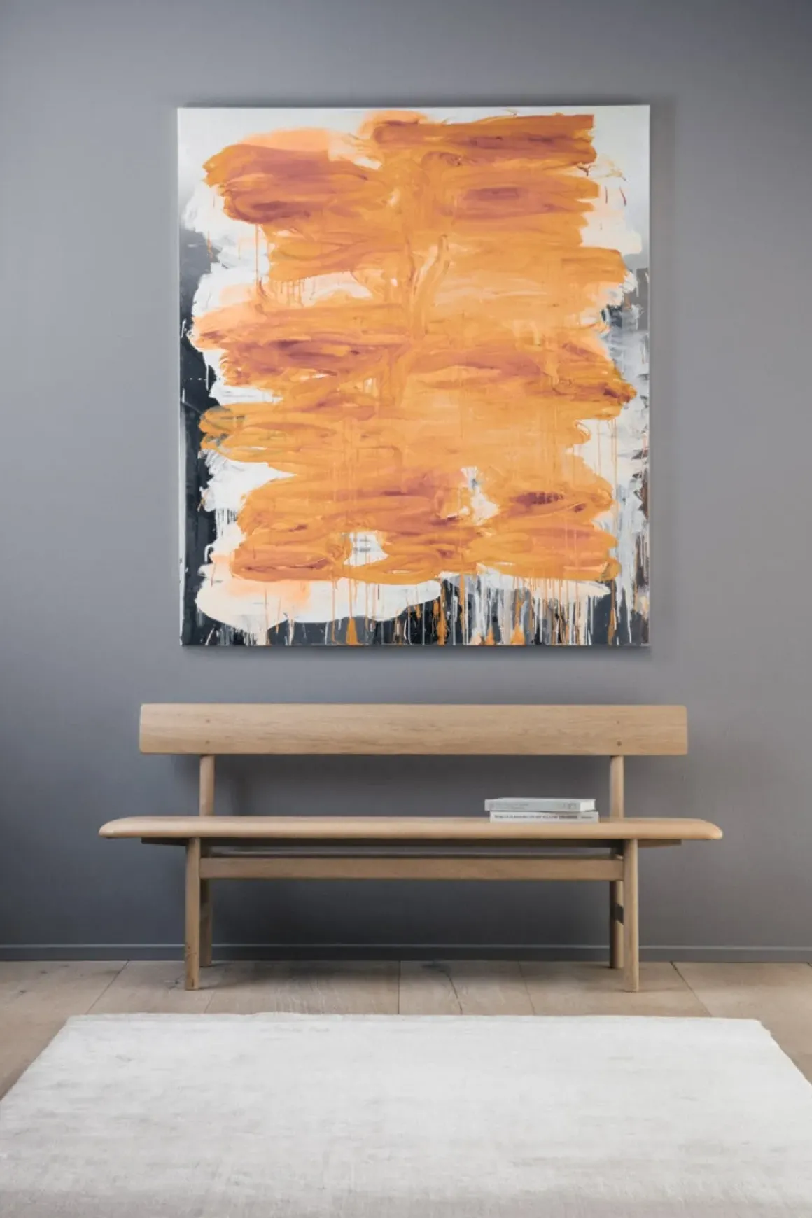 Benk - BM Bench 3171 Eik Såpe / Omni Cognac 307