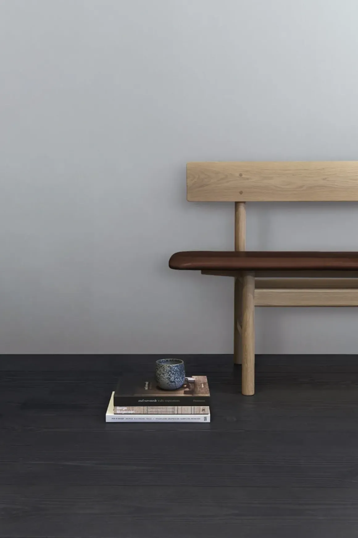Benk - BM Bench 3171 Eik Såpe / Omni Cognac 307