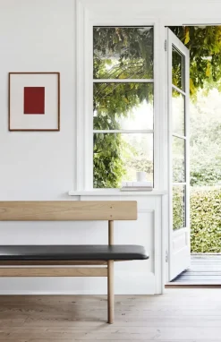 Benk - BM Bench 3171 Lys Oljet Eik /Omni Burnt Sienna 293