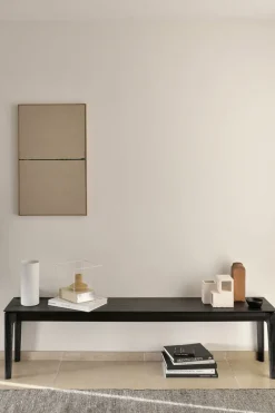 Benk - Bok Oak 126cm Black