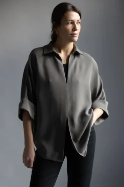 Bluse - Bailee Dark Moss