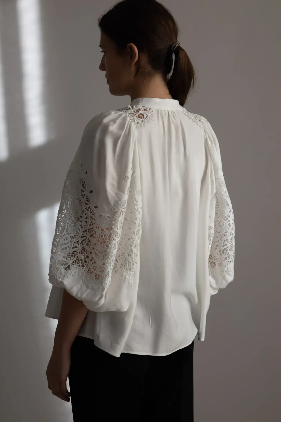 Bluse - Bell Blanc