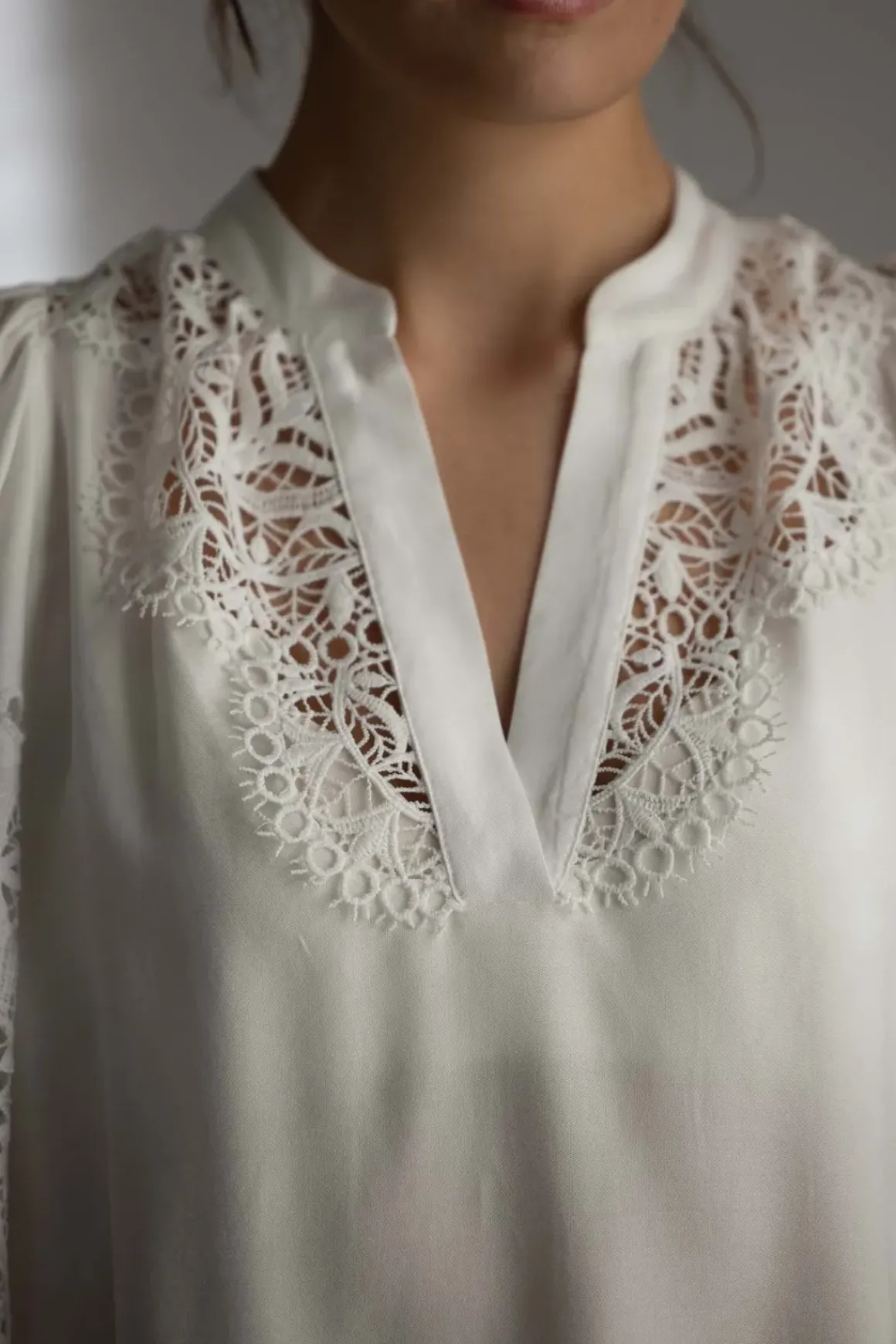 Bluse - Bell Blanc
