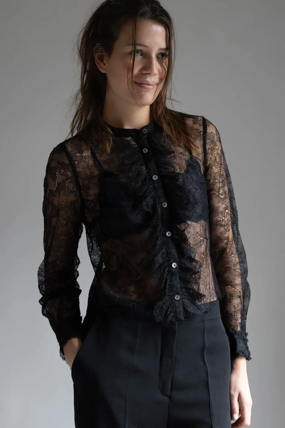Bluse - Cecile Noir