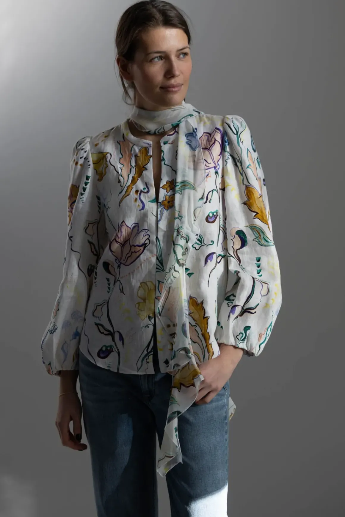 Bluse - Floral Power