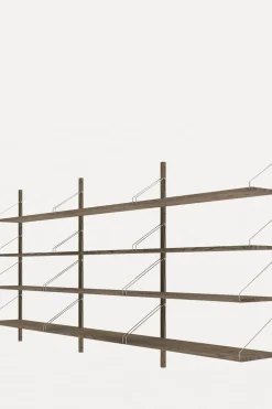 Bokhylle - Library Dark Oak H1148 Triple Set