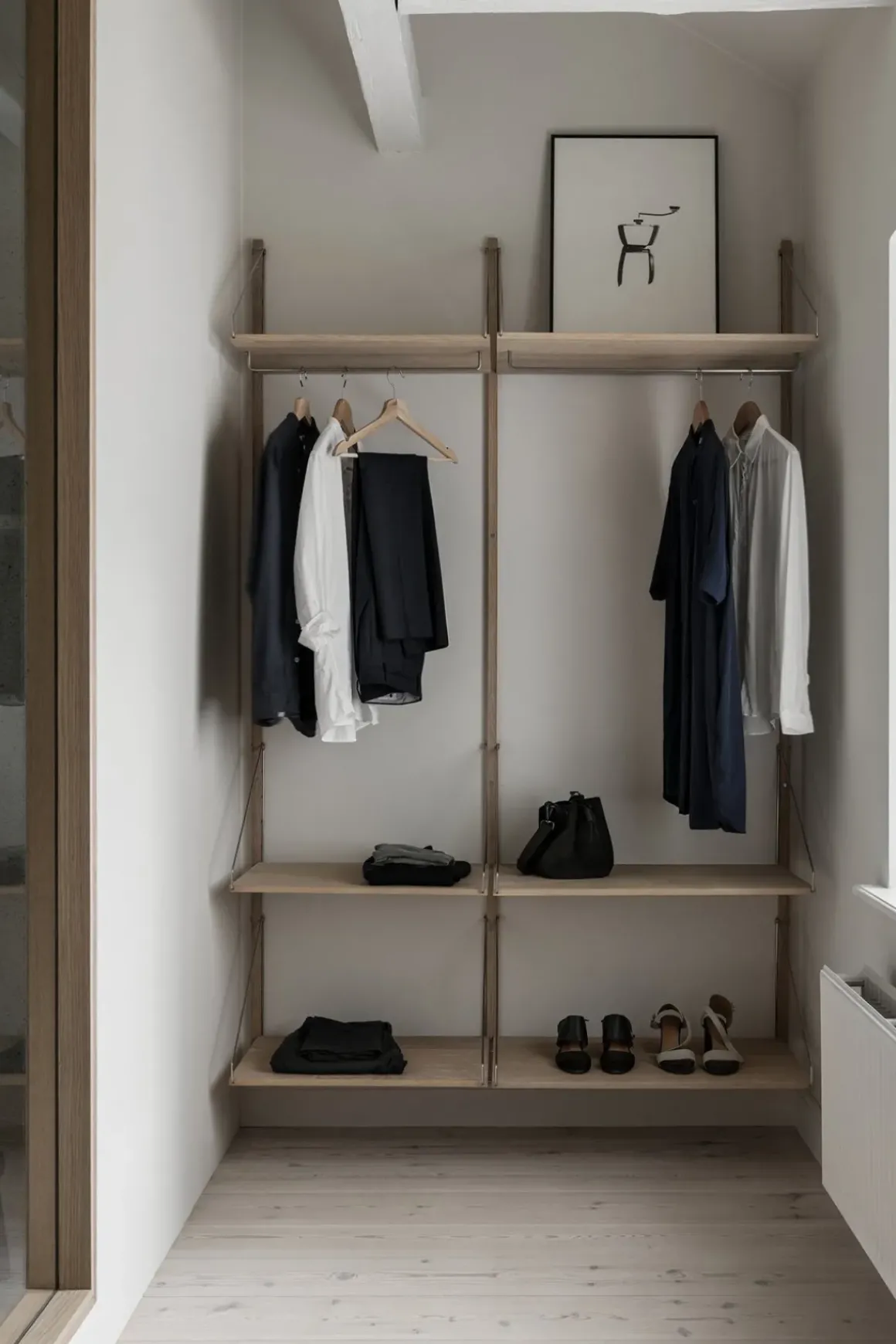 Bokhylle - Library Natural Oak H1852 Triple Set