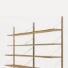 Bokhylle - Library Natural Oak H1148 Double