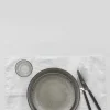 Bordbrikke - Lin Bleached White