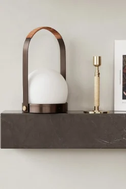 Bordlampe - Carrie Portable LED Bronzed Brass