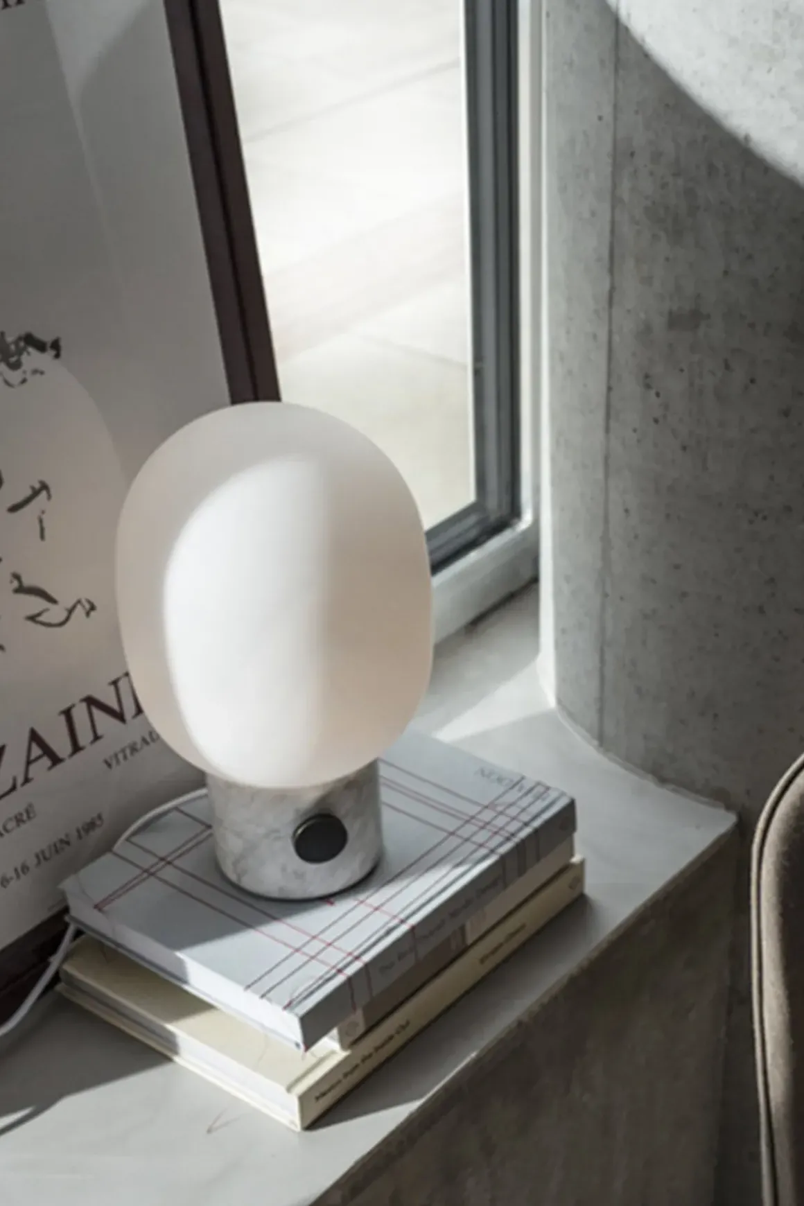 Bordlampe - JWDA Table, Carrara Marble White