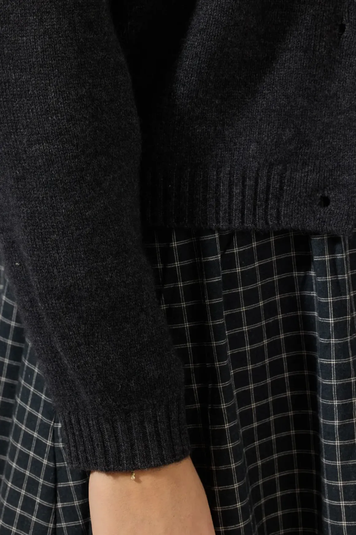 Cardigan - Raglan Charcoal