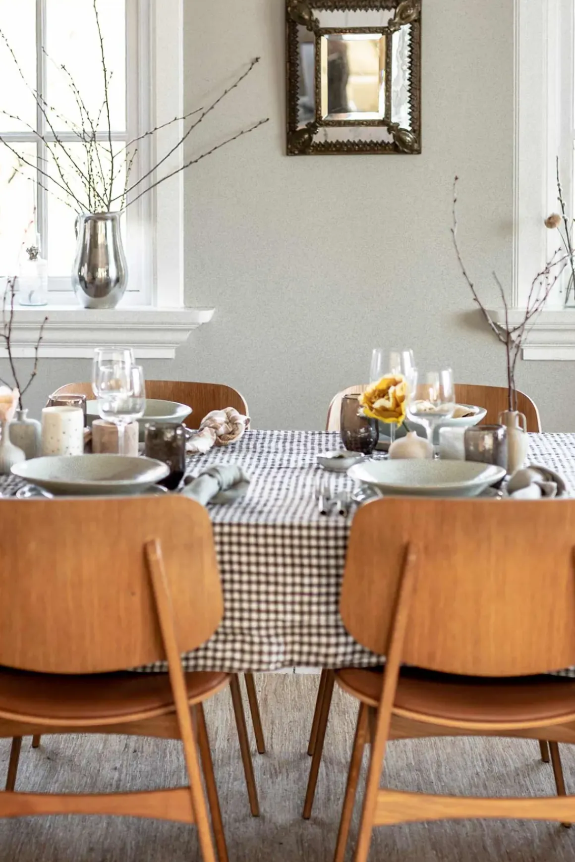 Duk - Brown Gingham
