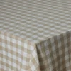 Duk - Ruter Beige/Hvit
