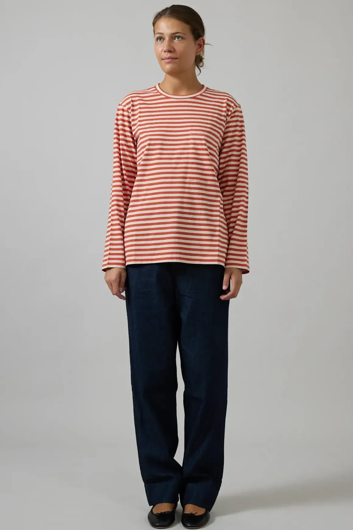 Genser - Circular Long Sleeve Mix Orange