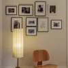 Gulvlampe - Dórica Dark Brown/Natural Ribbon
