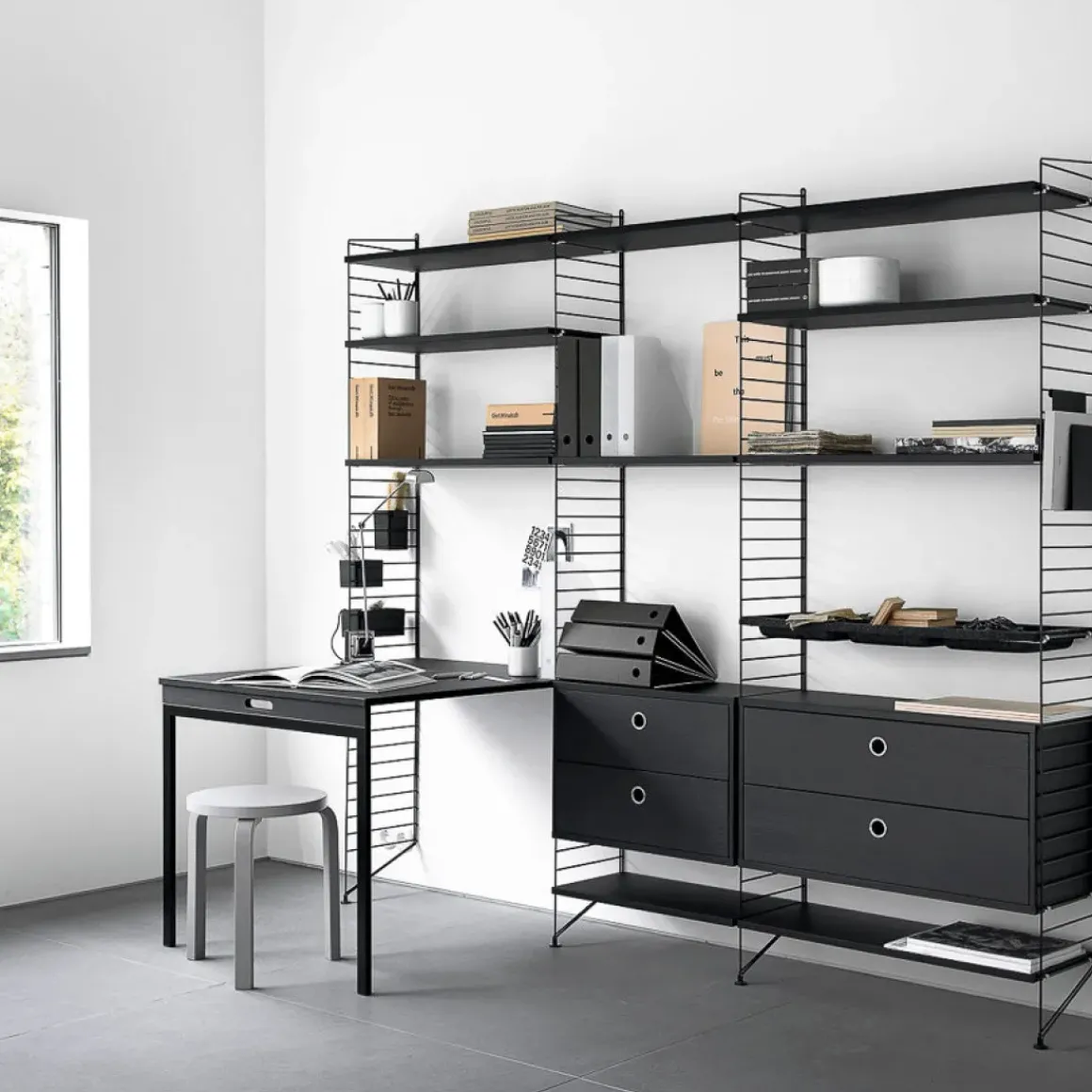 Gulvreol - m/Bord 220x200xd30 Sort