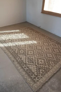 Gulvteppe - Kelim 170x240cm Light Grey