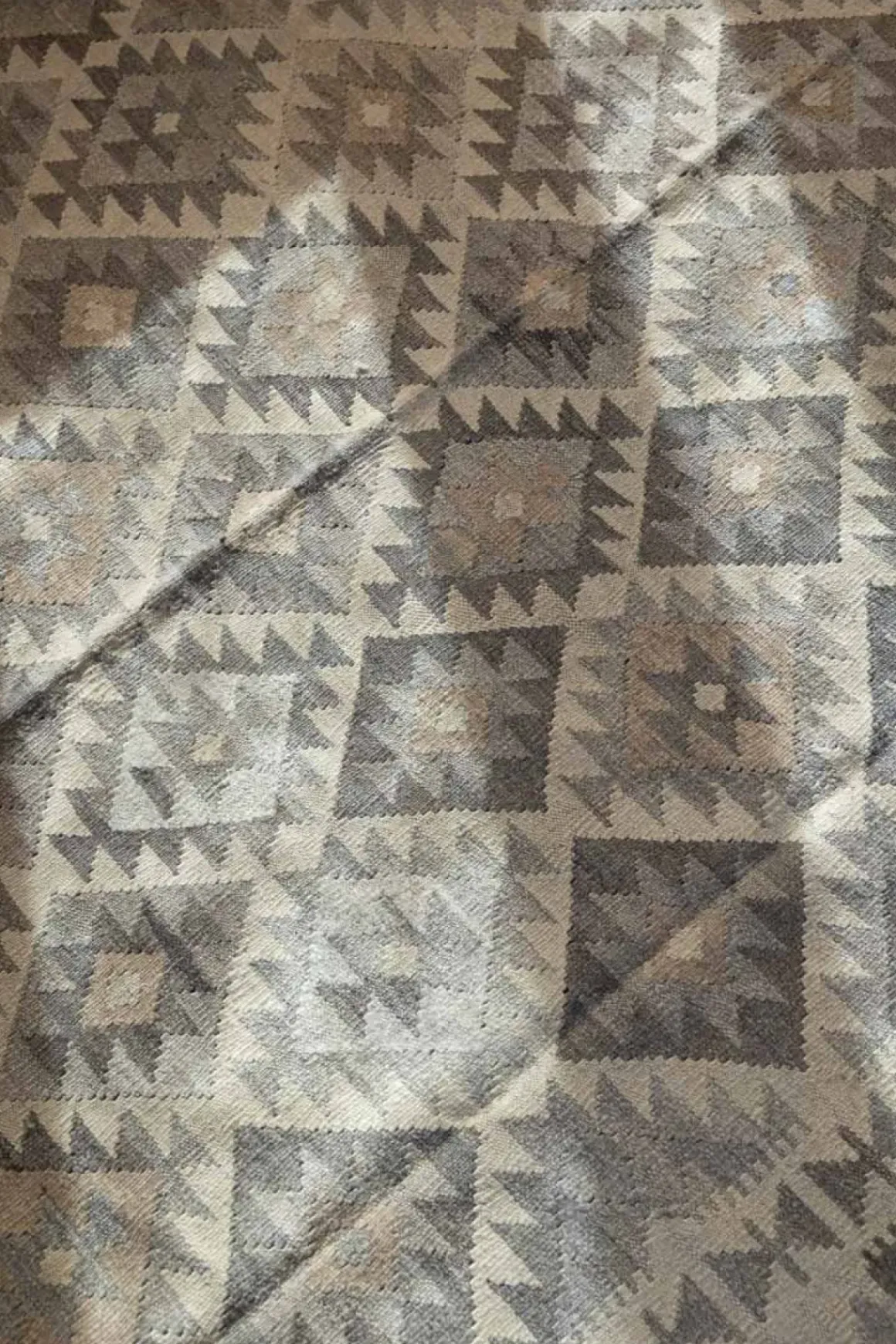 Gulvteppe - Natural Kelim 200x300 Light Grey
