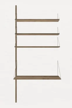 Hylle - Library Dark Oak Desk Add-On H1852