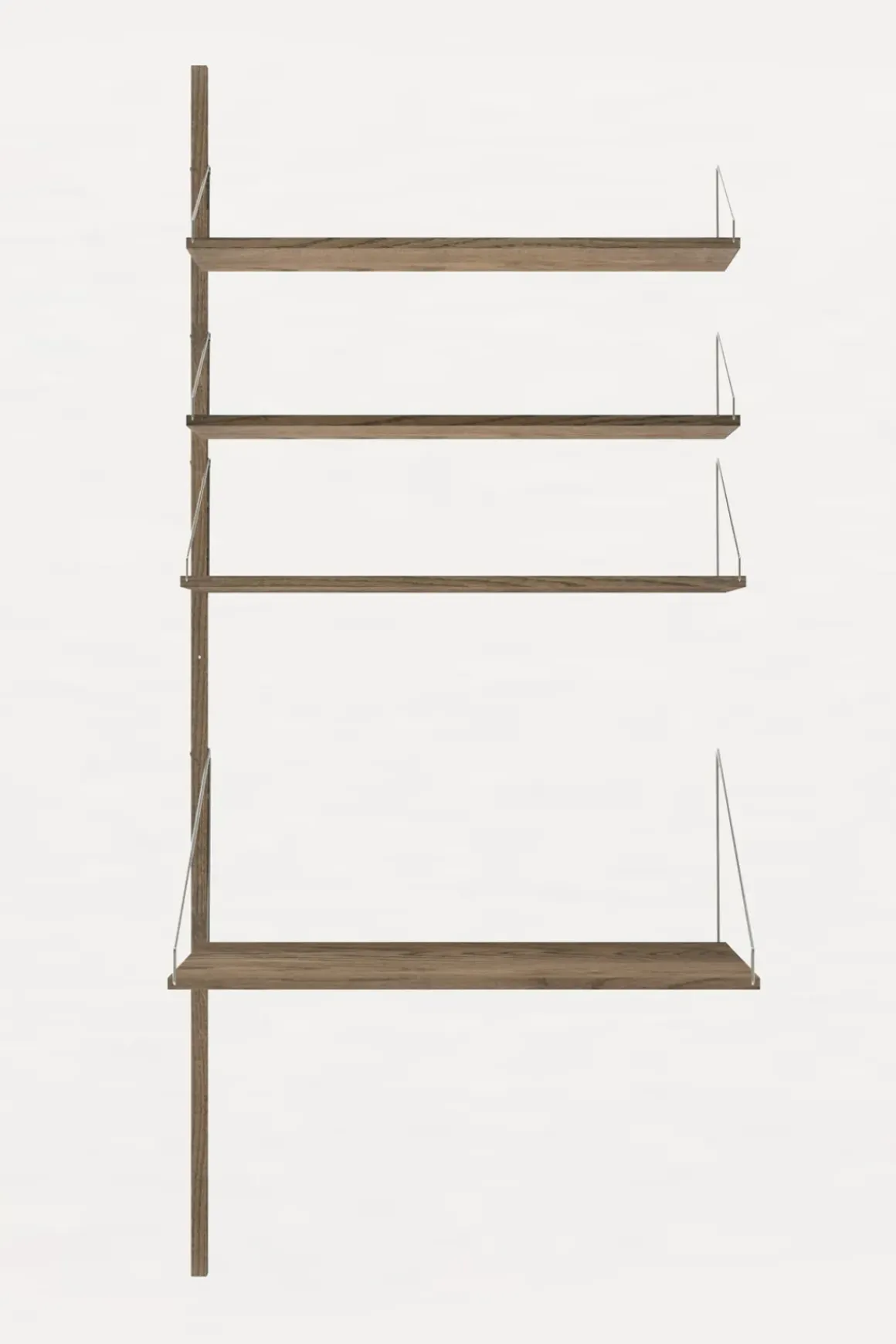Hylle - Library Dark Oak Desk Add-On H1852