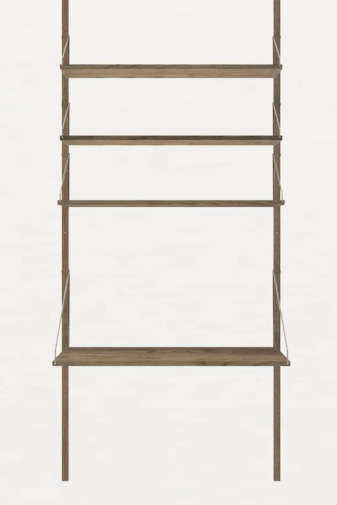 Hylle - Library Dark Oak Desk Section H1852