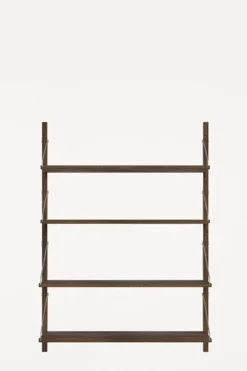 Hylle - Library H1148 Dark Oak Single set W80