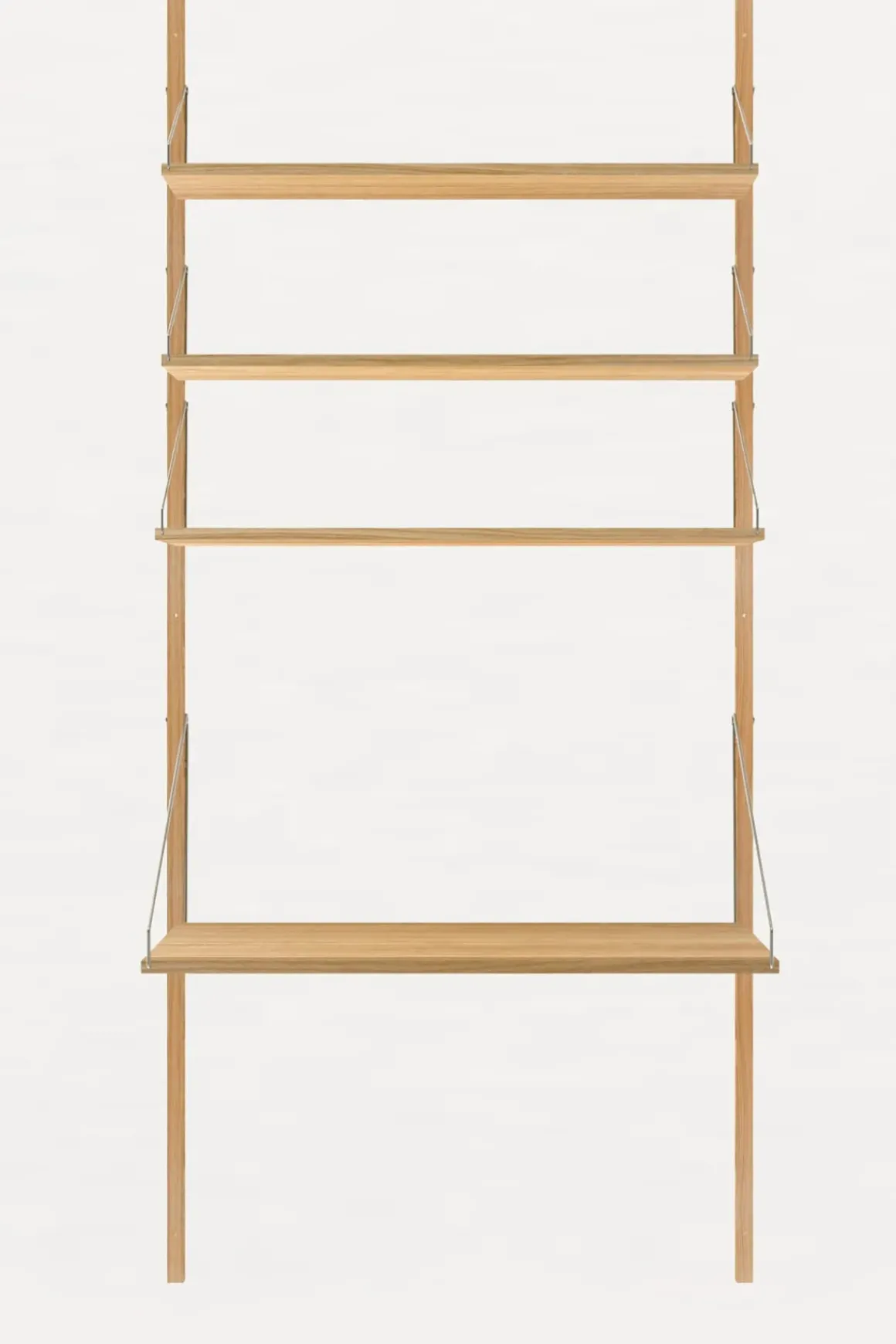 Hylle - Library Natural Oak Desk Section H1852