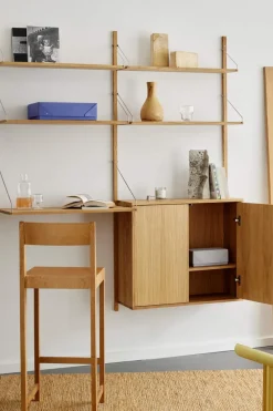 Hylle - Library Natural Oak Single Set H1852 W80