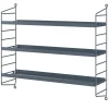 Hylle - Pocket 60x15xh50 Metall Sergelgrå