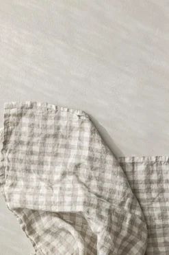 Kjøkkenhåndkle - 50x70cm Lin Gingham Natural
