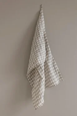 Kjøkkenhåndkle - 50x70cm Lin Gingham Natural