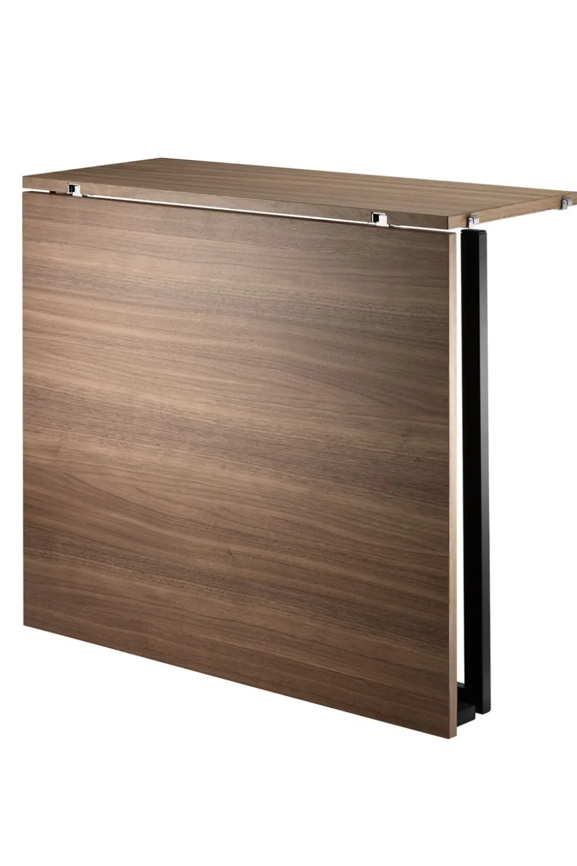 Klappbord - 78x96 Valnøtt/Sort