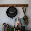 Knaggrekke - 6 knagger 80cm Teak