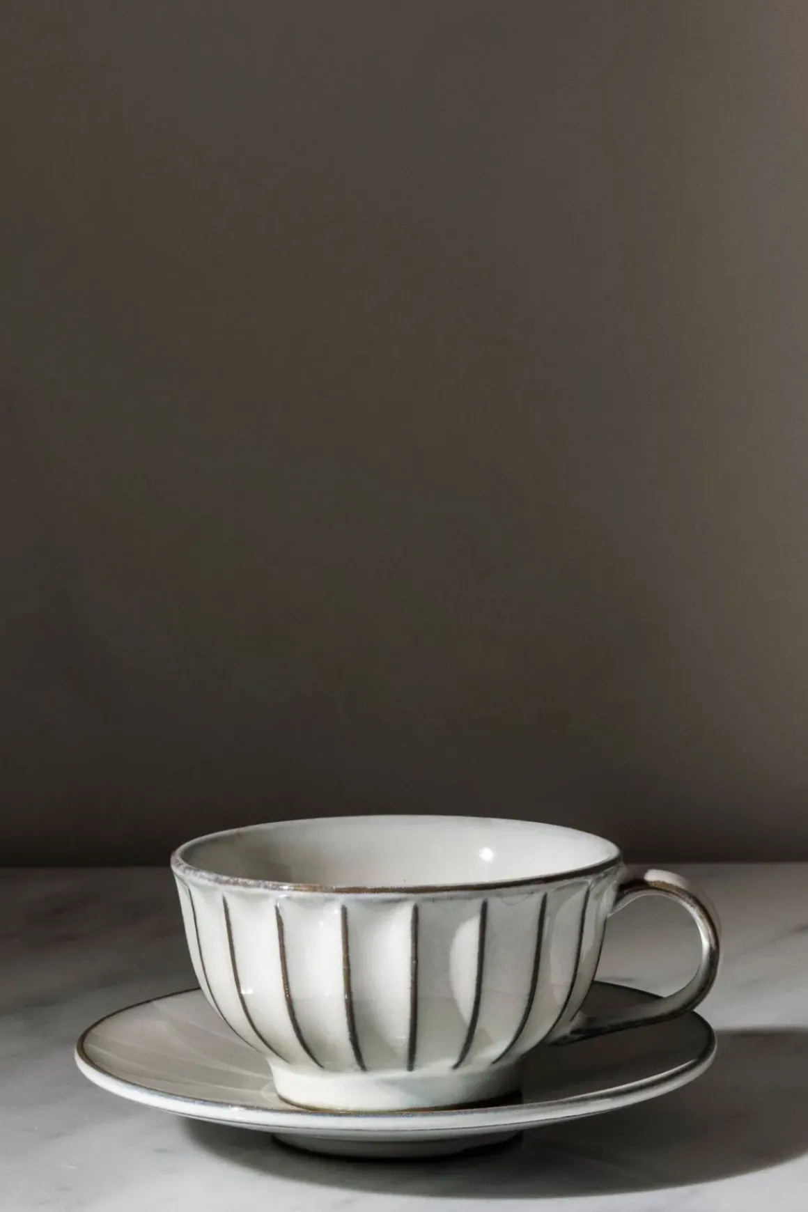 Kopp - Inku Capuccino m/skål Hvit