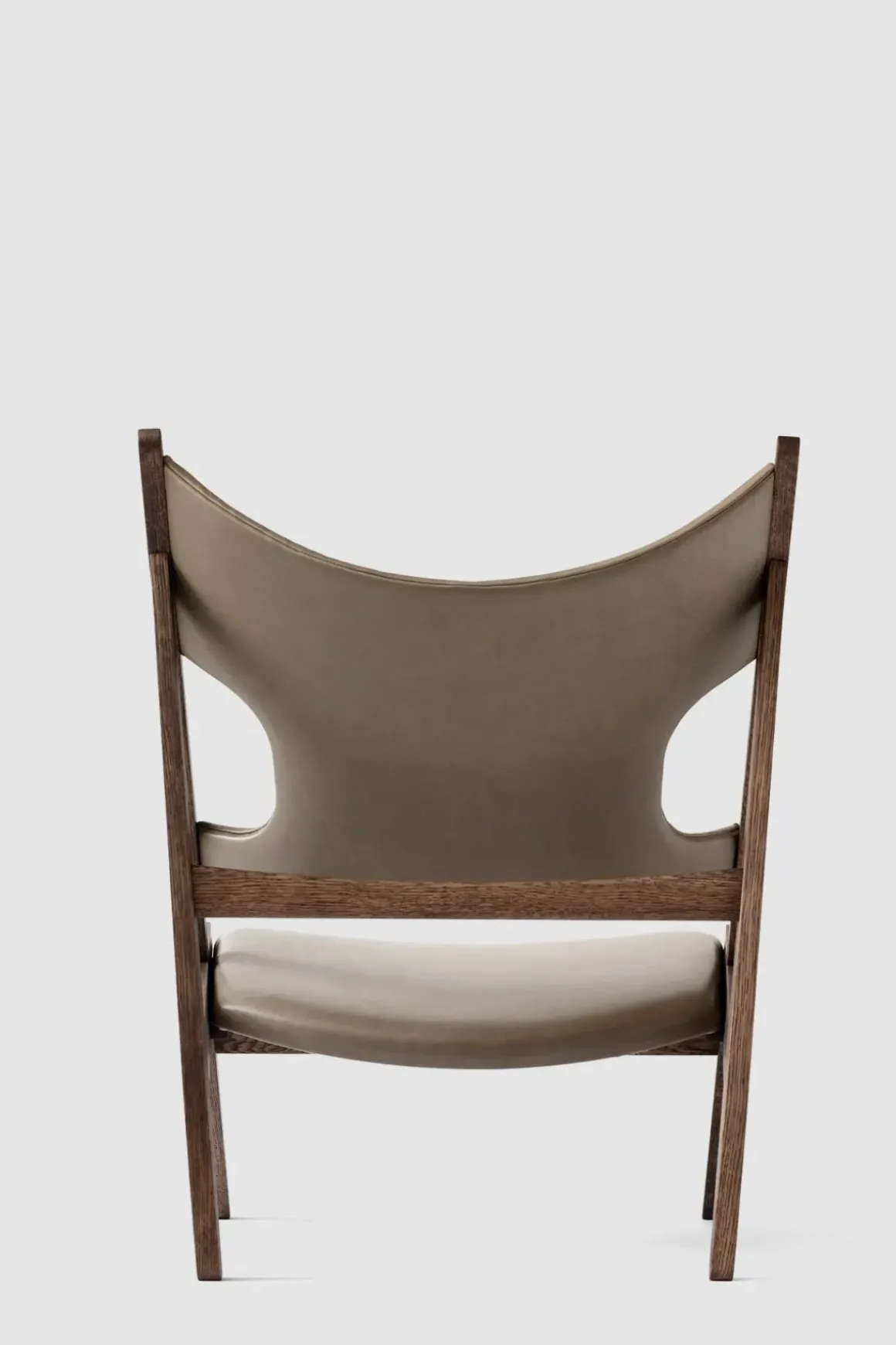 Lenestol - Knitting Lounge Chair, Dark Stained Oak, Dakar 0311