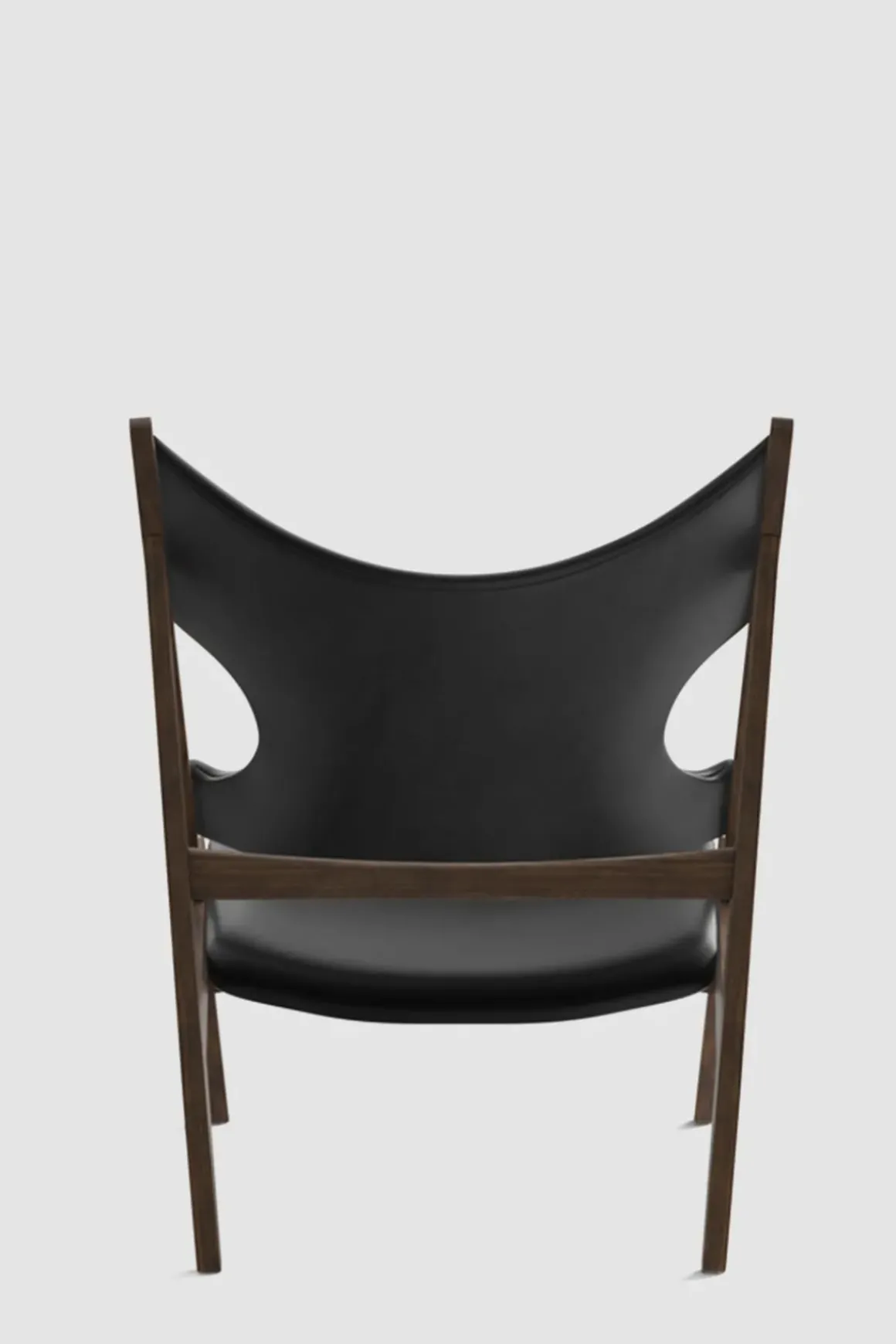 Lenestol - Knitting Lounge Chair, Walnut, Dakar 0842