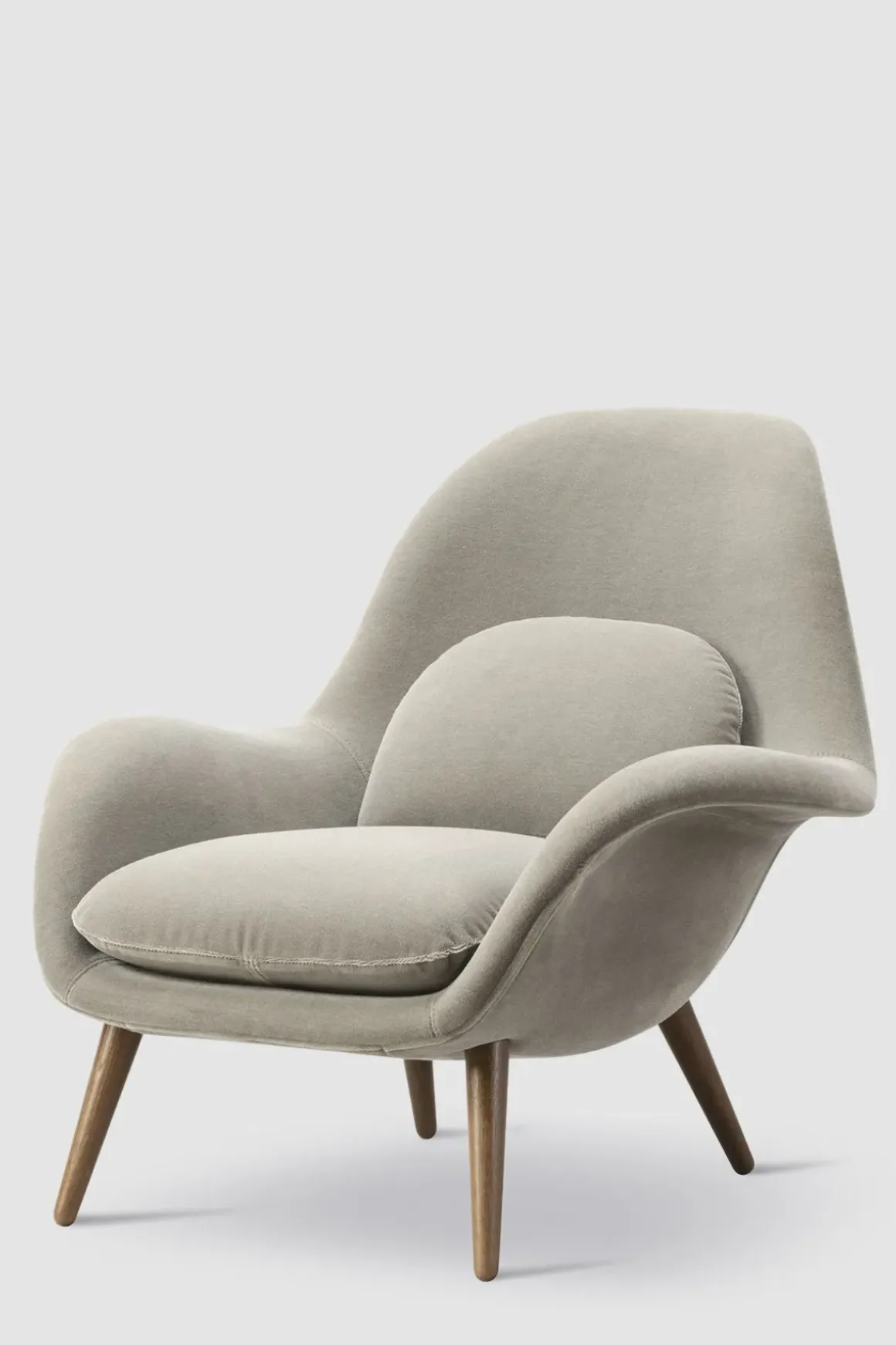 Lenestol - Swoon 1770 Grand Mohair 9103 Røkt Eik