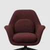 Lenestol - Swoon Lounge Petit 1776 Carlotto 500 Swivel Sort