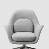 Lenestol - Swoon Lounge Petit 1776 Hallingdal 130 Swivel Krom