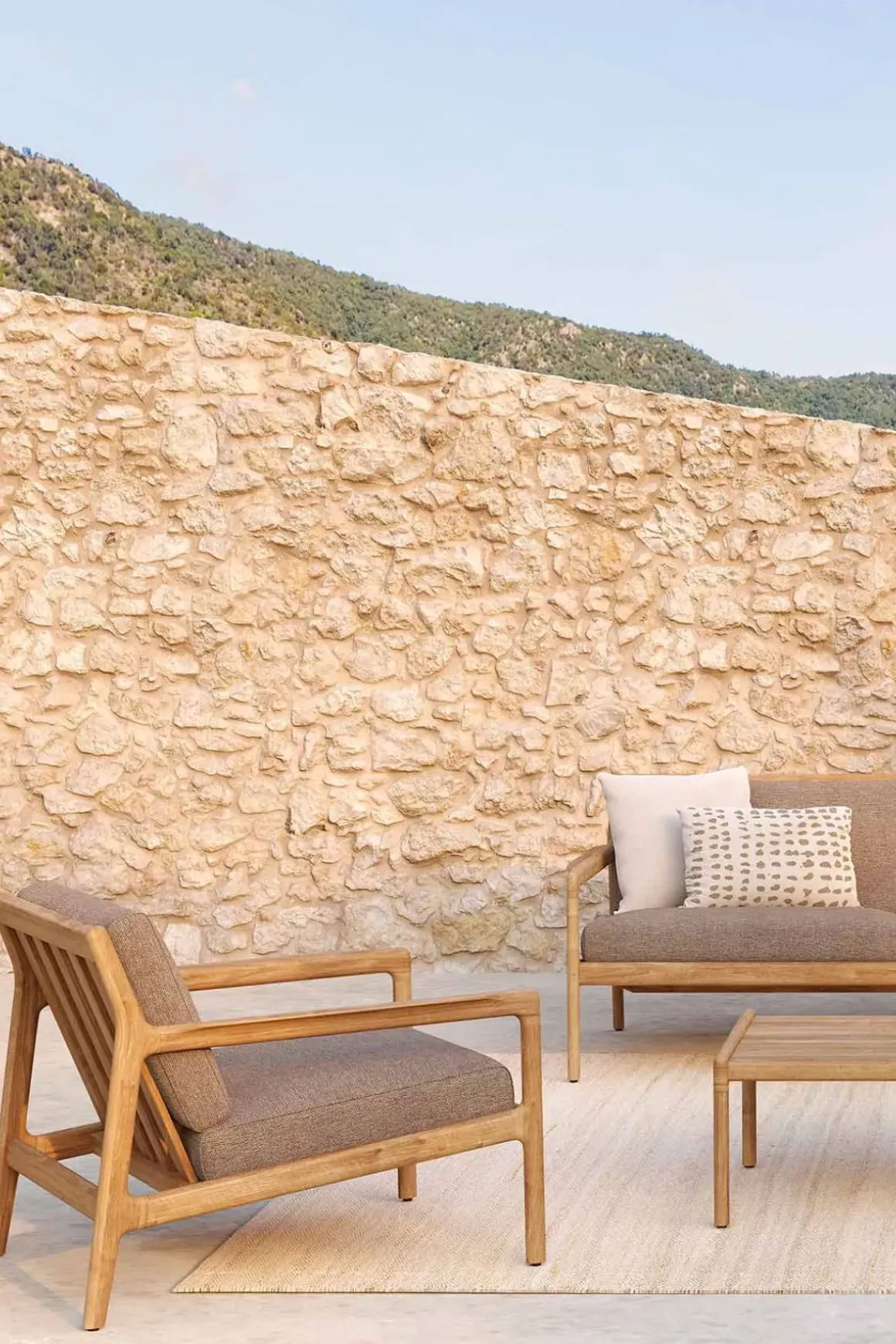 Loungestol - Jack Outdoor Lounge Mocha Teak