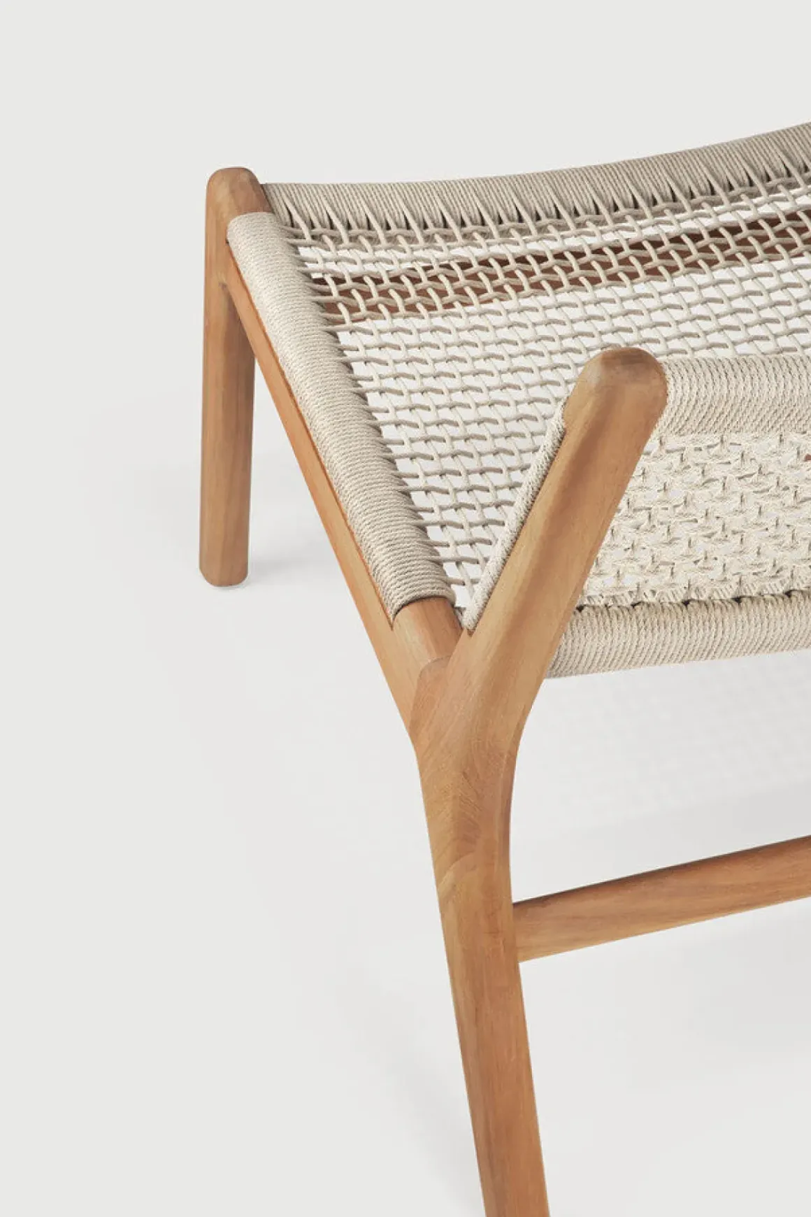 Loungestol - Jack Woven Teak/Beige