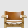 Loungestol - Spanish Chair 2226 Lysoljet Eik/Cognac Lær