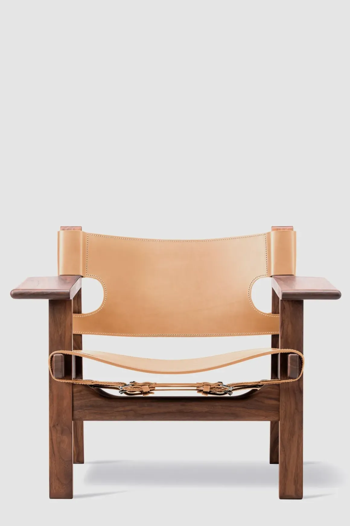 Loungestol - Spanish Chair 2226 Oljet Valnøtt/Natur Lær