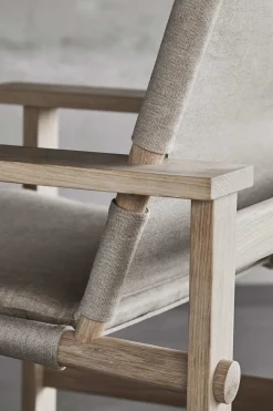 Loungestol - The Canvas Chair Lys Oljet Eik / Naturfarget Canvas
