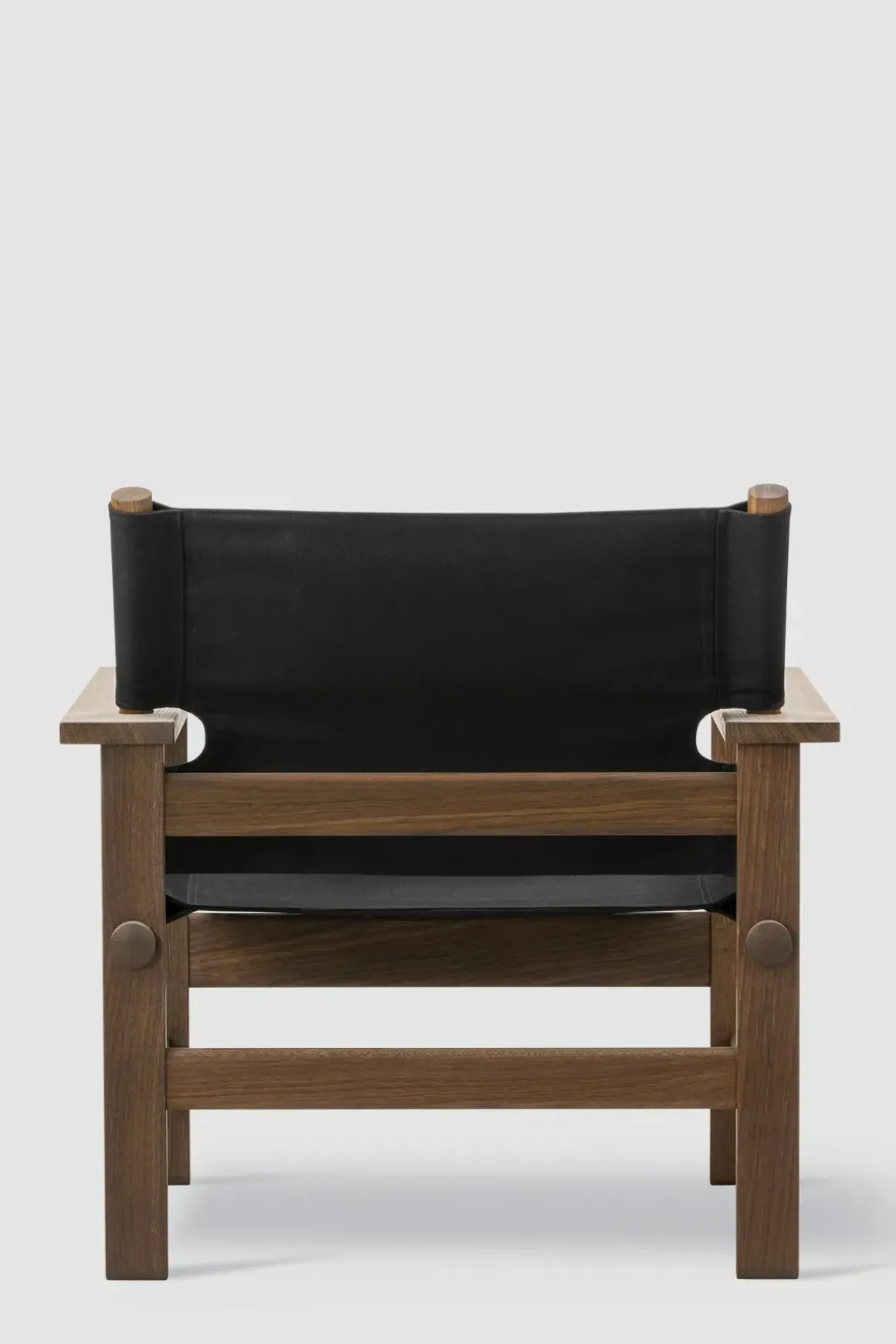 Loungestol - The Canvas Chair 2031 Røkt Eik / Sort Canvas
