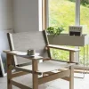 Loungestol - The Canvas Chair 2031 Såpet Eik / Naturfarget Canvas