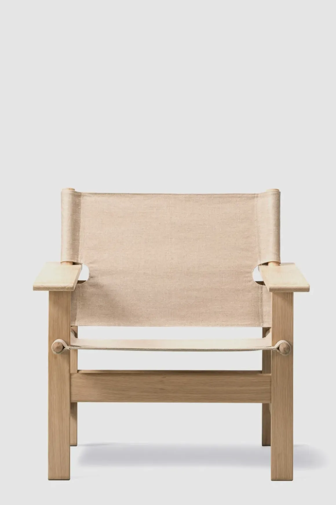 Loungestol - The Canvas Chair 2031 Såpet Eik / Naturfarget Canvas